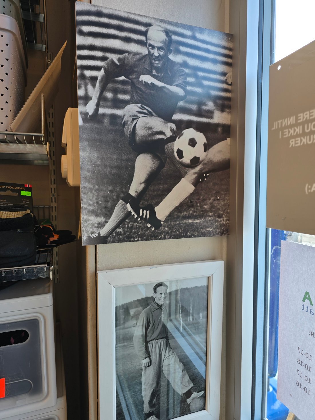 Trygve i skuddet og Per på ballen