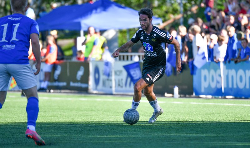 Erik Nordengen scorer sitt første mål for Skeid. Arkivfoto.