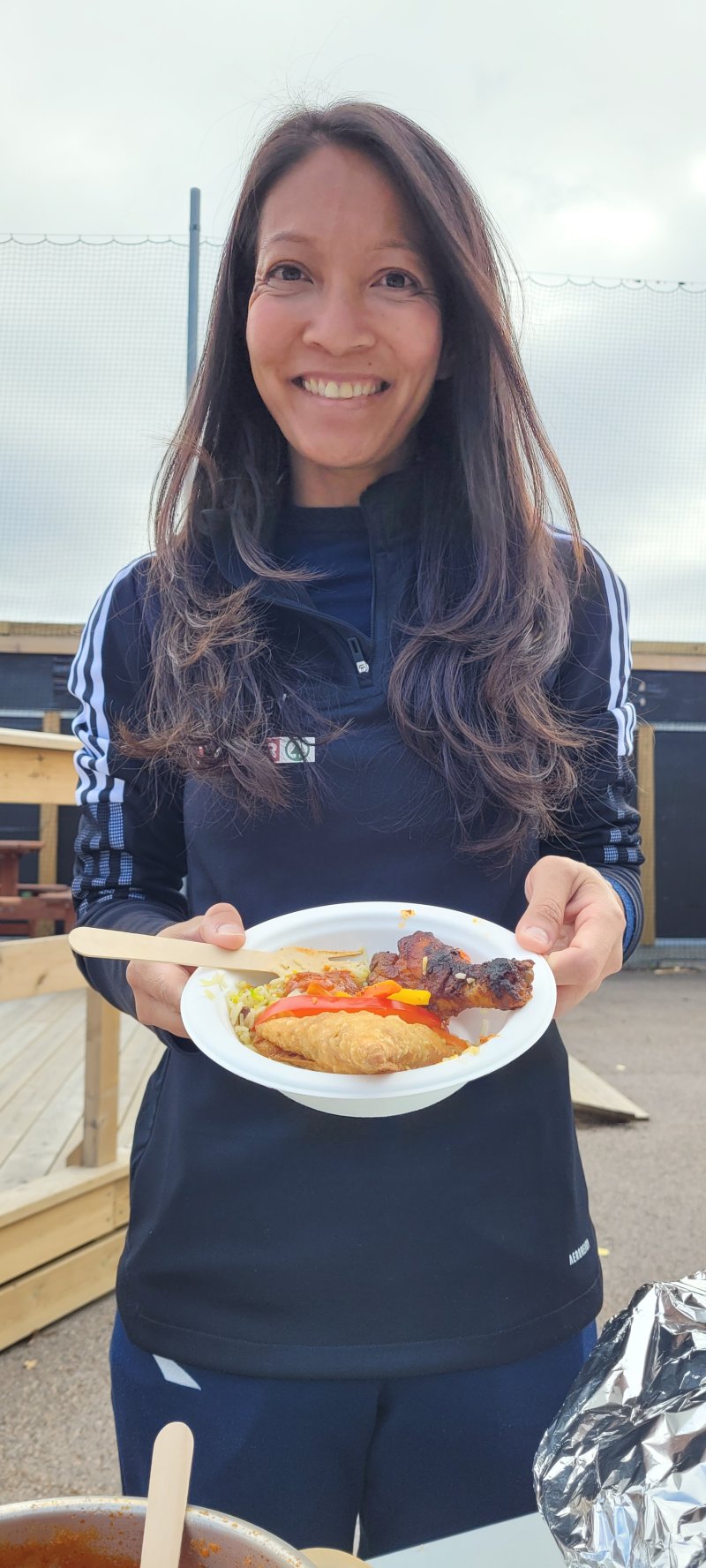 Gam fra kampen mot Fredrikstad i 2022 hvor Bli Med Skeid serverte god mat