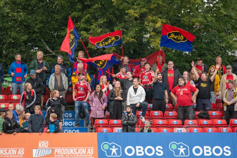 Endelig kunne Skeidoksene igjen juble, også etter kampslutt!