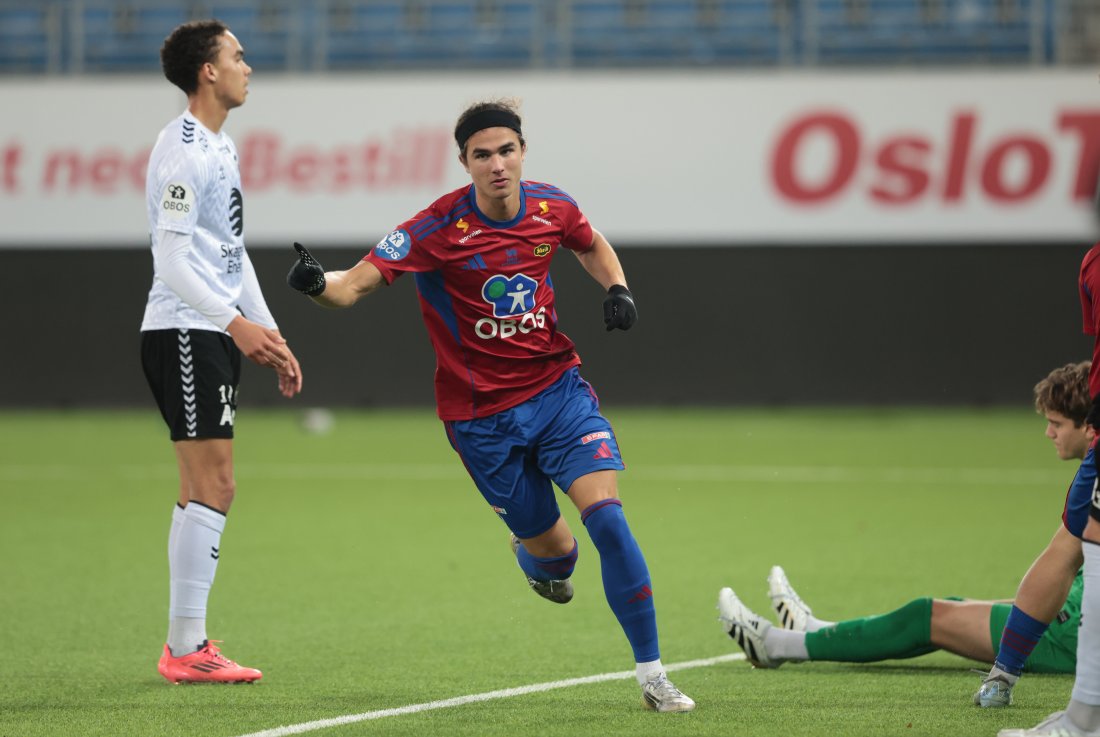 Innbytter Filip Delaveris vil også være med på scoringsballet! Foto: Vidar Ruud