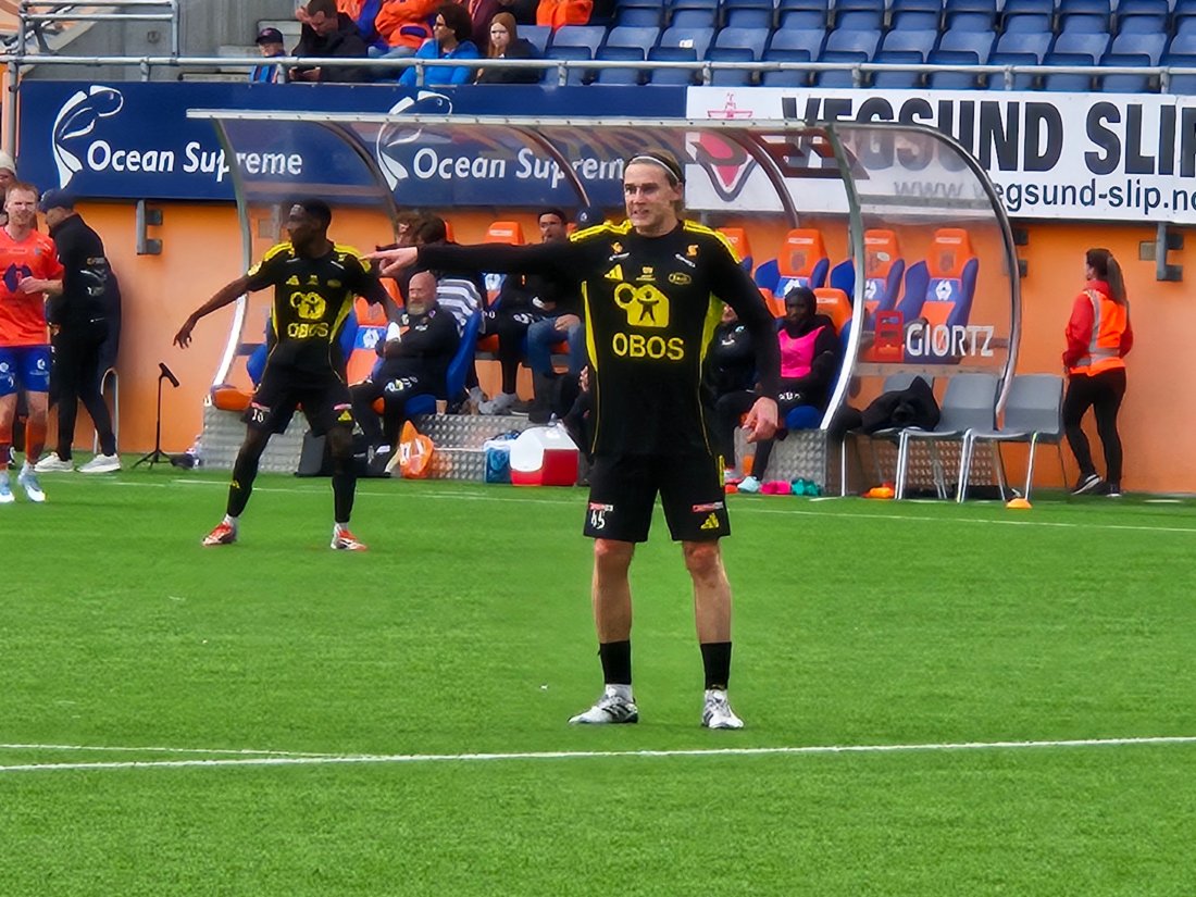 Abel Stensrud var frisk i perioder.