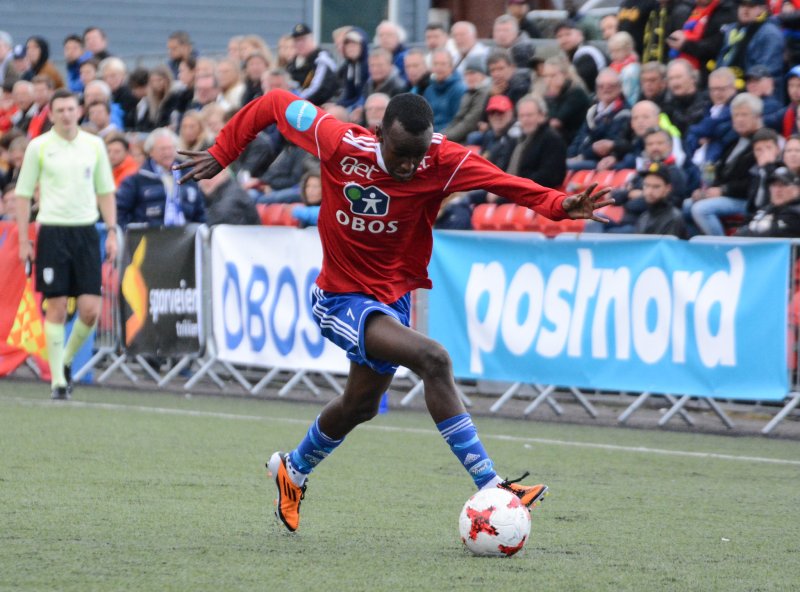 Ballsikre Hassan, her i fint driv på Nordre Åsen.&nbsp;