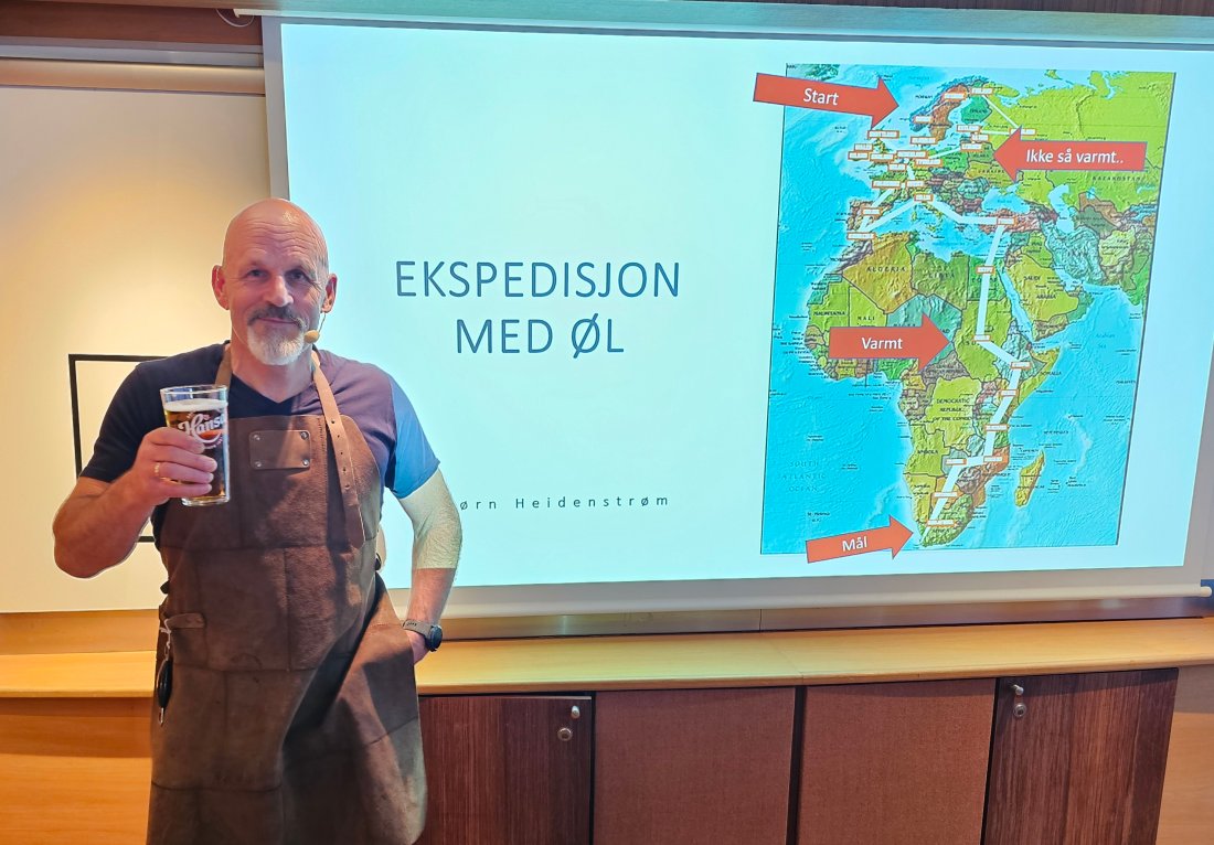 Bjørn Heidenstrøm tok oss fra Norge til Sør-Afrika med sykkel - og øl