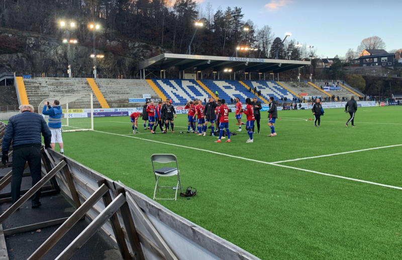 Laget takker supporterne for støtten!