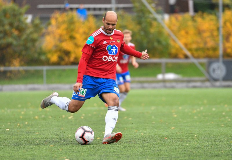 Daniel Braaten var nær scoring.