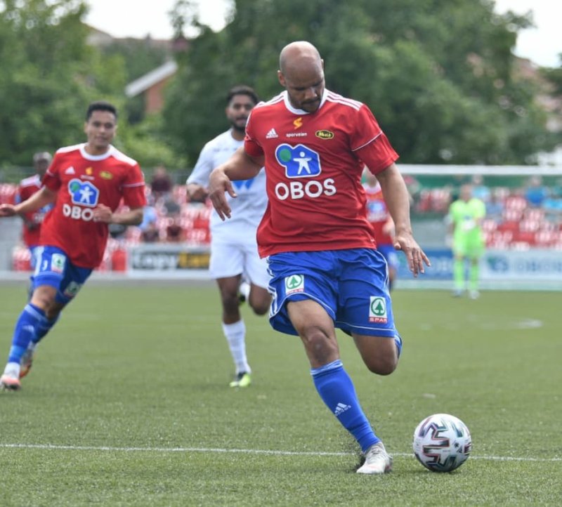 Daniel Braaten spilte fri Hickson på 1-0.