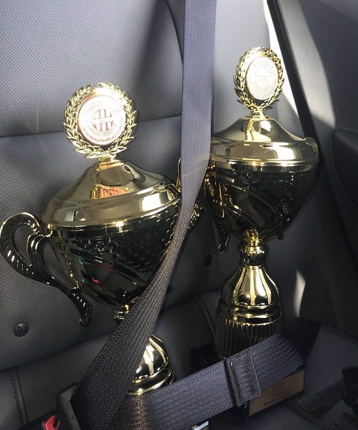 Pokalene på vei til Nordre Åsen!