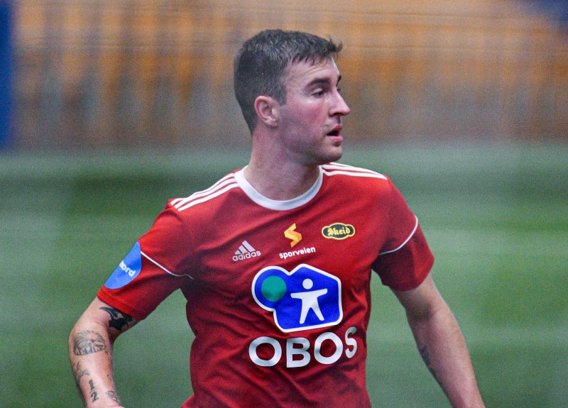 Mats Andersen scoret sitt første mål på A-laget.