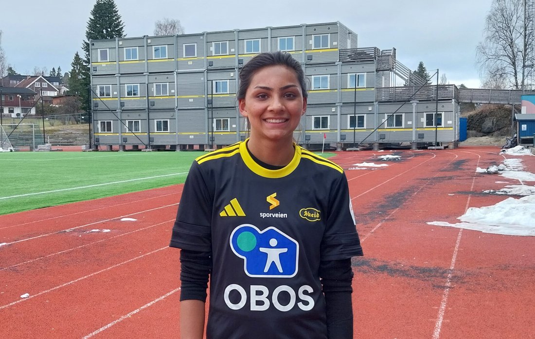 Silvia Sanmuganathan Røise spilte godt i andre omgang, og var nest sist på Skeids reduseringsmål. (Foto: Anders Høilund)