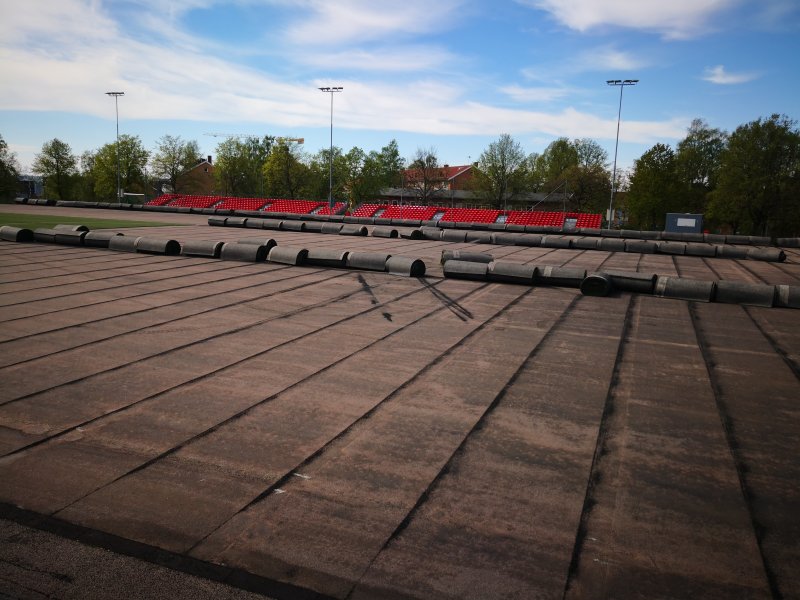 Det utslitte gresset forsvant i mai