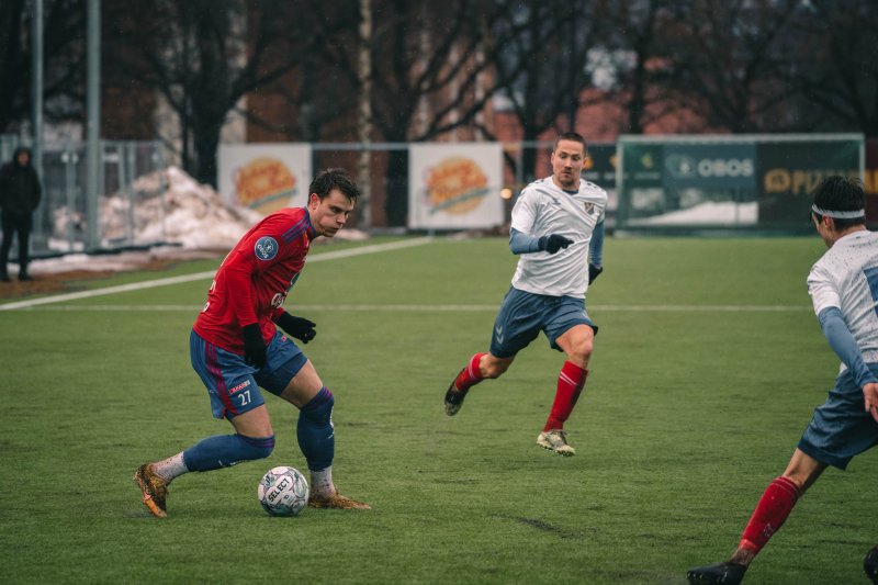 Det ville seg ikke helt for Kristoffer Hoven og co.